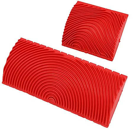 Veemoon Wood Grain Painting Tool Wood Grain Tool 3 Inch 6 Inch Rollers for Home and Office