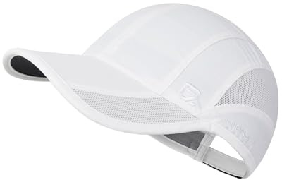 GADIEMKENSD Baseball Cap Quick Dry Sports Hat Unstructured Soft for Men Outdoor Run Golf Dad Bicycle Caps (Pure White, M)