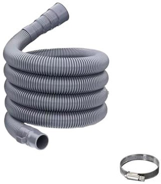 Tuyau Evacuation Machine A Laver Rallonge Tube Dd'extension Tuyau De Vidange Long Universel 1M/2M/3M/4M/5M Kit Rallonge Protection Solaire Et Antiseptique Résistant à La Pression (B - droits, 8M)