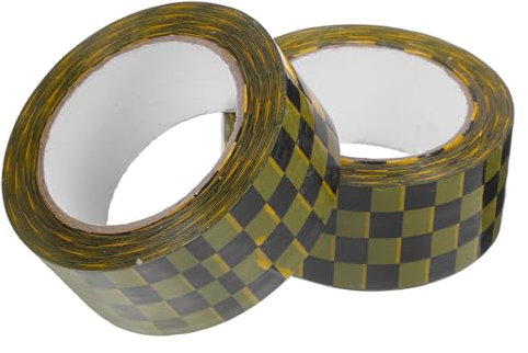 Lurrose 2rollen Gemustertes Isolierband Selbstklebendes Packband Zum Verpacken Von Paketen Verpackungsbandrolle Aus Bopp-material Mit Starkem Klebstoff Lieferverschlussband Ohne Wasser