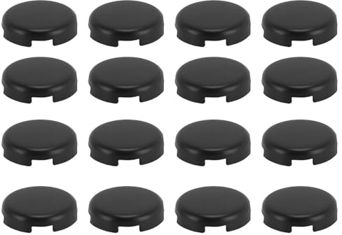Generic Pulsante di Sostituzione del Gioco Capitali, Joystick ABS Sostituzione Tappi Diametro 20,2 Mm 12pcs Antigone per Riparare (#1)