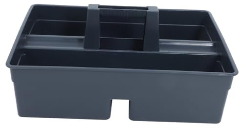 Hemobllo Cleaning Basket Plastic Storage Handle Organizer for Cleaning Supplies Handheld Use in Kitchen Bathroom