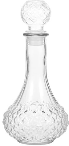 esmen 450 ml Weindekanter für zu Hause, bleifreie Weinflasche aus verdicktem Glas, multifunktionaler Weindekanter, Weinbelüfter, Zubehör für Weinliebhaber Weinkaraffe