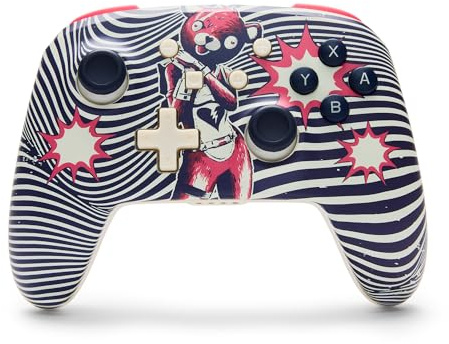 PowerA Wireless Controller for Nintendo Switch - Fortnite: Cuddle Team Leader, Switch Lite/Switch-OLED Model, Nintendo Switch 2, AA Battery Powered (Battery Included), Bluetooth, Motion Controls