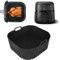 Molde de silicona para Philips Airfryer serie 2000 6,2L NA230/00, Accesorios reutilizables Philips Freidora de Aire insertos de silicona para Philips 6.2L NA230/00
