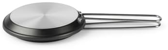 Excelsa Amica Girafrittata, Padella Antiaderente, 18 cm, Manico in Acciaio Inox, Grigio Metallizzato