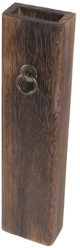 ULTECHNOVO Wandvase Holz Wandpflanzgefäß aus Kiefernholz zur Blumenpräsentation Wandmontiert Elegant für Wohnzimmer und Büro