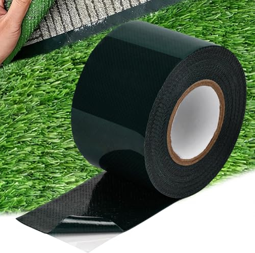 Bande de Jonction Gazon Synthétique Adhésif(Recto double face, 5cmx5M) | Double Face Gazon Synthétique pour le Jointage de La Fixation du Tapis de Pelouse Imperméable et Résistant aux Intempéries