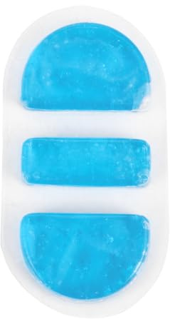 Blue Gel Cold Pack for Nose, Reusable TPU Therapy Pad | Soothing Cold Compress for Discomfort and Nose Bleeds, Ages Use, Compact Shape for Targeted Relief