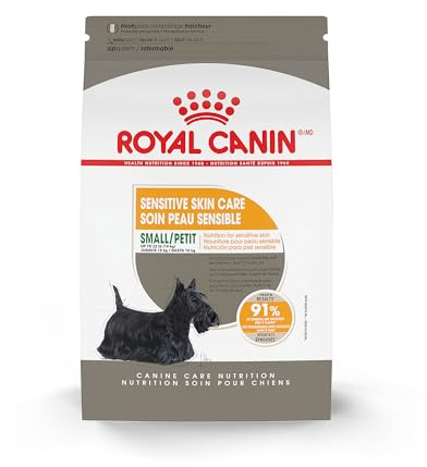 Royal Canin Canine Care Nutrition Small Sensitive Skin Care Adult Dry Dog Food, 3 lb Bag