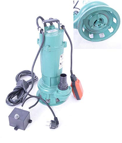 Fäkalienpumpe Tauchpumpe Schmutzwasserpumpe 370W mit Schneidmesser
