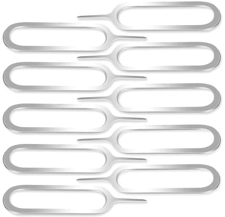 KOKOBASE 20 pcs SIM Card Ejector Removal Tool Pin for all Models iPhone(3G / 3GS / 4 / 4S / 5 / 5S / 6/6 Plus / 6s / 6s Plus/SE / 7/7 Plus / 8 Plus/iPhone X), iPods&iPad, Samsung Galaxy, LG, Huawei