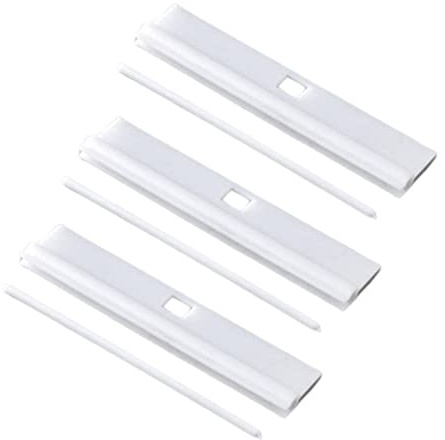 Vertikaler Jalousienaufhänger, 127 mm, Ersatz-Kleiderbügel für Lamellen, Lamellen, Lamellen, DIY, verstellbar, vertikal, Zubehör, Lamellen, Ersatzteile, Bodengewichte, Lamellen, 10 Stück