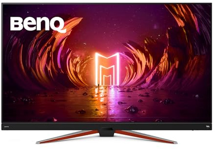 BenQ MOBIUZ EX480UZ Monitor Gaming OLED 48” 4K, 120Hz 0,1ms, HDMI 2.1, FreeSync Premium, 98% DCI-P3, True Color, Sintonizador de luz, Black eQualizer, HDRi, Ultrawide, AMD VRR, Eye-Care, Altavoces 2.1