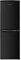 Cookology CFF1425050 Static 142 Litre Freestanding 50/50 Fridge Freezer, Adjustable Temperature Control and Legs, Reversible Doors, Efficient LED Light, 4 Star Freezer Rating - in Black