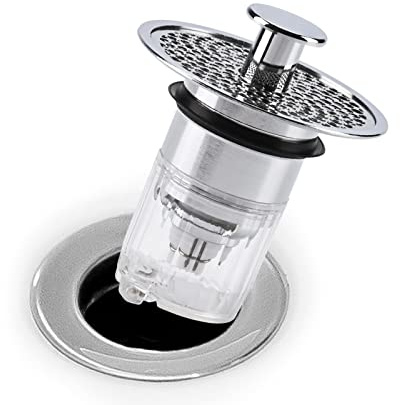 KOZR Waschbecken Stöpsel Verschluss,Stöpsel Waschbecken with Seals,Universelle Abflussstopfen für Waschbecken Countertop Waschbecken Bad Plug Abflusslöcher 34-40 mm