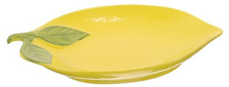 CIYODO Zitronenschale Zitronenförmige Schale Lebensmittelschale Aus Keramik Keramikschale Für Empfindliche Speisen Kleine Keramikschale Mehrzweck Reiskeramikschale Dessertschale