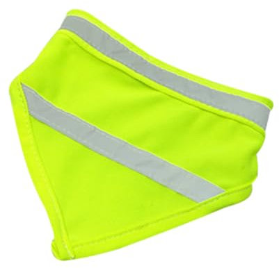TOGEVAL Reflektierendes Haustier-Halstuch Aus Polyester Sichtbar Leicht Zu Reinigen Für Hunde Bei Nachtspaziergängen Und Outdoor-aktivitäten
