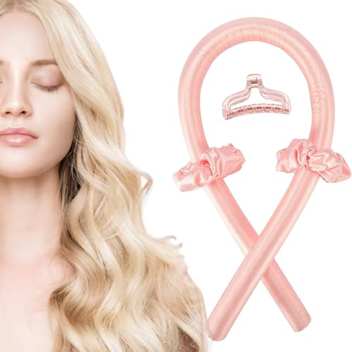XUZOPIM Ensemble De Bigoudis Sans Chaleur Bandeau De Bigoudis Sans Chaleur Boucle Sans Chaleur Boudin Rouleau Cheveux Bouclés Femme Headband Bigoudi Cheveux De Sommeil Doux Coiffure Bricolage