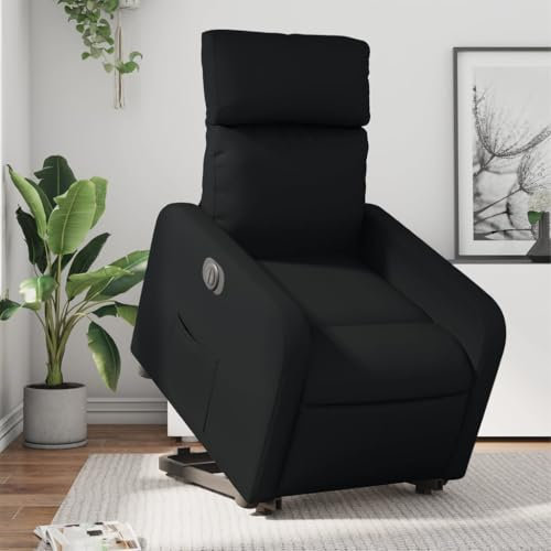 IKAYAA Sessel mit Aufstehhilfe Elektrischer Fernsehsessel Elektrisch Verstellbar Aufstehsessel Relaxsessel mit Liegefunktion Relaxliege Wohnzimmer Liegesessel Bequem Lesesessel Schlafzimmer