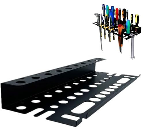 Lxoraziy Wall Tool Organizer Tool Rack, Screwdriver Organizer, Screwdrivers And Pliers Tool Holder, Strong Storage Tidy for Workshop Garage or Shed