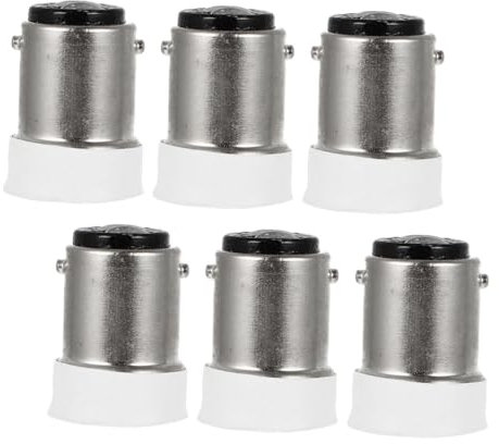 Mikikit Lot De 6 Douilles D'Ampoule En Cuivre Convertisseur De Douille De Lampe