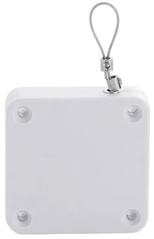 Chiudiporta senza punzone, chiusura automatica della porta scorrevole con fune metallica, artefatto 1 pz.(500g (white))