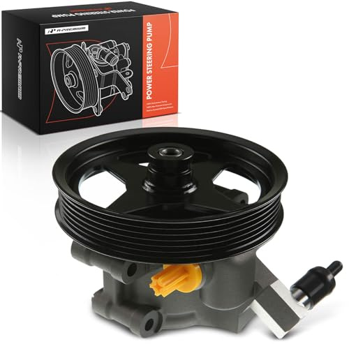 A-Premium Power Steering Pump, with Pulley, Compatible with Ford F-150 1997-2003, F-150 Heritage 2004, F-250 1997-1999, Expedition 2001-2002, Crown Victoria & Mercury Grand Marquis 1999-2002