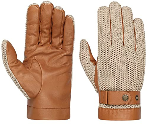 Stetson Sheep Nappa Knit Handschuhe Lederhandschuhe Herren Damen Sommer Winter