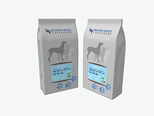 Beckers Beste Tiernahrung - Hundefutter trocken getreidefrei Medium Fisch 14kg + 200g Sprotten Gratis - Allergie Trockenfutter Hund für ernährungssensible Hunde Aller Rassen…