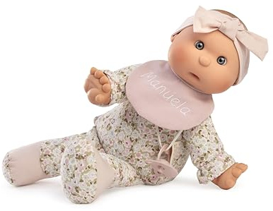 Poupée Mon Premier Antonio Juan Dolly avec Bavoir Personnalisé 36 cm