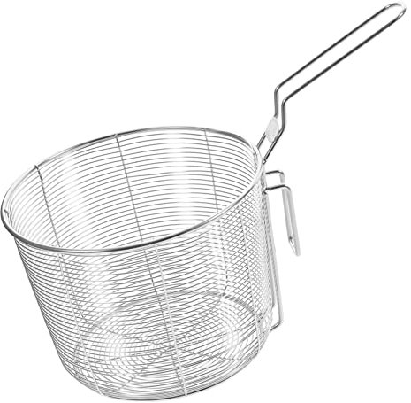 Luxshiny Handhaben Kochsieb Nudelsieb Edelstahlgewebe Spinnensieb Frittierkorb Woksieb Sieb Küchensieb Lebensmittel Nudelsieb Skimmer Schaumlöffel Für Küche 16Cm Nudelkorbsieb Edelstahlsieb