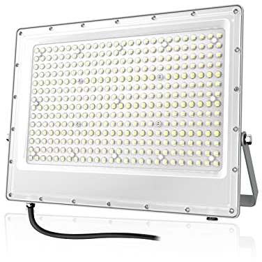 Tayire 300W LED-strålkastare utomhus säkerhetslampor, 30000LM LED Utomhusbelysning 6500K superljus Path Lighting Strålkastare IP65 Vattentät för Garage Sports Field Bakgård