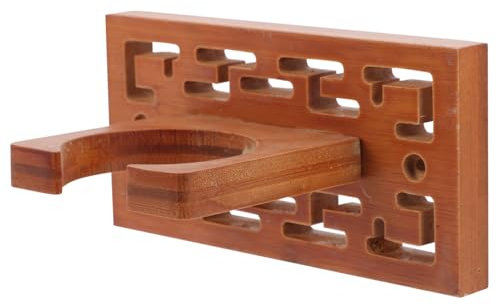 Toyvian Holzhaken Für Cucurbit Flöte Erhu Ukulele Braun Stabile Aufbewahrung Einfache Handhabung Dekorative Wandhalterung Für Instrumente