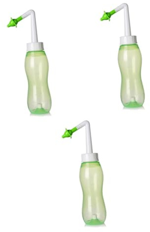 JECOMPRIS 3stücke Nasal Nasal Rinsing Nase Waschflasche Für Erwachsene Und Junge Mädchen Grüner Nasenreiniger Für Tägliche Anwendung Entfernt Und Schleim