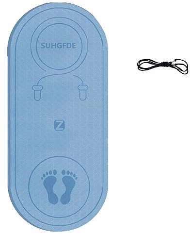 Springseil-Matte, Knieschutz, Stoßdämpfung, langlebige Springseil-Matte, rutschfeste Fitnessgeräte-Matte für Heim-/Indoor-Training