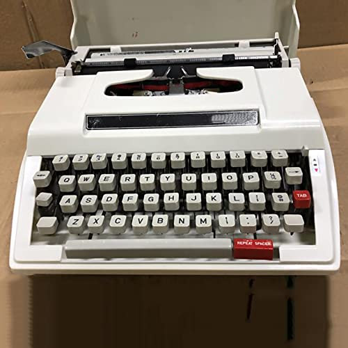 HSSMEUR Manuelle Retro-Schreibmaschine, Vintage-Finish, antike Schreibmaschine