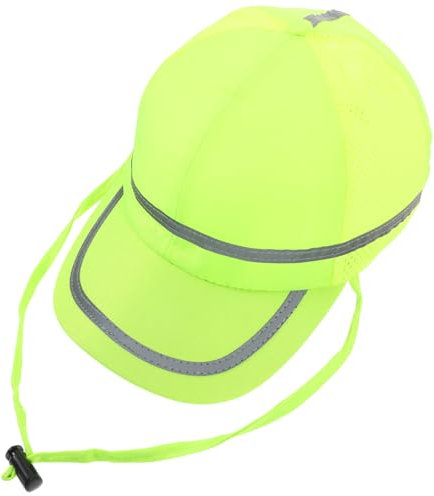 NULYLU Chapeau Réfléchissant pour Protection Solaire avec Bandes Réfléchissantes Et Visière pour Travail Extérieur Et Sécurité