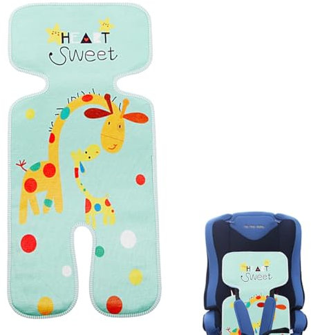 Colchoneta Silla Paseo Universal, Funda de Asiento de Cochecito de Verano, Colchoneta de Cochecito Universal, Funda Carro bebe Verano, Reduce la Sudoración y Mantiene al Niño Fresco