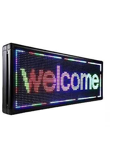 Tablero de pantalla digital LED a todo color 40quot; x 15quot; Rótulo Interior Desplazable con Led P10 de Alta Resolución Programable por PC & USB,Mejore la eficiencia