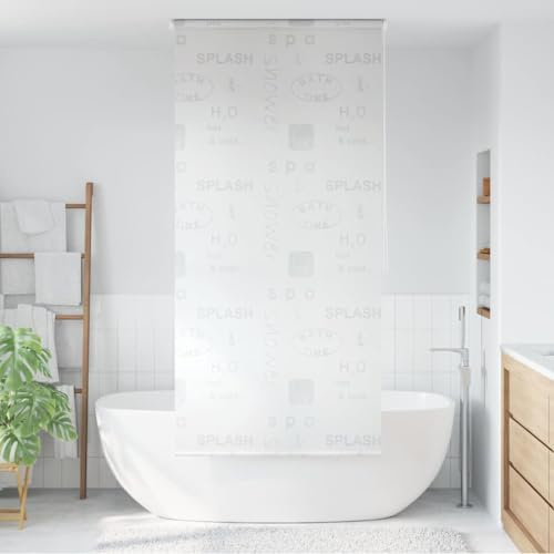 Genérico Persiana Enrollable de Ducha Splash 120x240 cm,Casa y jardín,Accesorios para el baño,Cortinas de ducha-142873