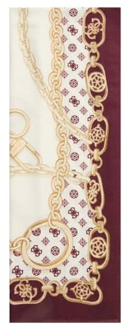 GUESS Schal Scarf 90X180 Burgundy weinrot