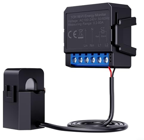 Smart Meter Energys Monitor, WiFi Wireless Smart Powers Monitor für Energie für Tuya APP