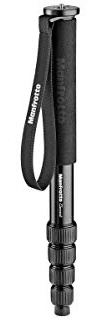 Manfrotto Element Aluminum 5-Section Monopod, Black (MMELEA5BK)