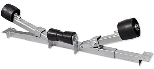 yorten untere Stütze Zentrierhilfe Boots zubeh?r Mit Kielrollen Stahl für Bootsanh?nger Kapazit?t 800 kg für Anh?nger mit der Breite von 80-124 cm