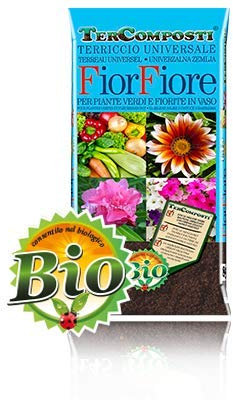 Terra terriccio universale fiori orto piante verdi fibra di cocco rinvaso 20 lt