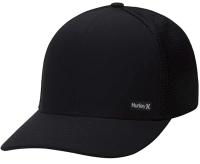 Hurley Men's League Dri-Fit Snapback Baseball Cap, Black, One Size