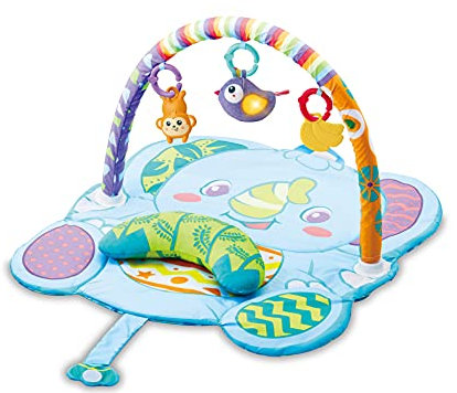 Vtech Baby Elefanten-Spieldecke – Bunte Krabbeldecke mit Spielbogen – Leicht transportierbar – Inkl. 3 Spielmöglichkeiten und Musik – Für Kinder von 0-24 Monaten