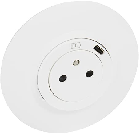 Legrand - Steckdose Surface 2P+T Standard FB mit USB-Ladegerät Typ C komplett Dooxie