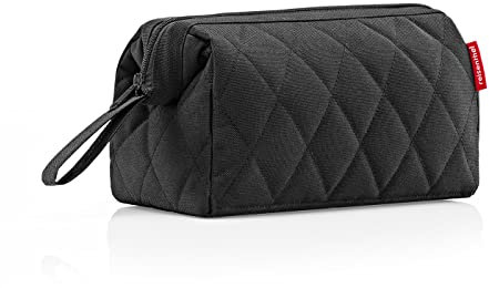 reisenthel travelcosmetic - Starke robuste und praktische Reisekosmetiktasche, Handschlaufe, wasserabweisendes Material, Couleur:Rhombus Black